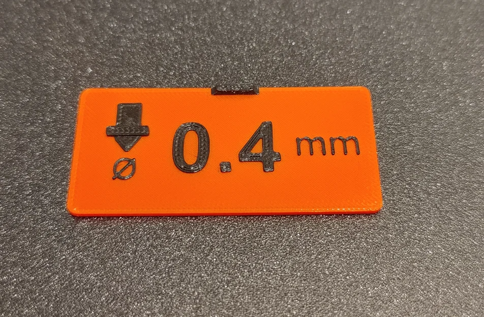 Bảng chỉ báo Nozzle cho Prusa enclosure - E3D V6 - Image 2