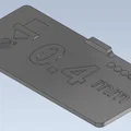 Bảng chỉ báo Nozzle cho Prusa enclosure - E3D V6 - Thumbnail 3
