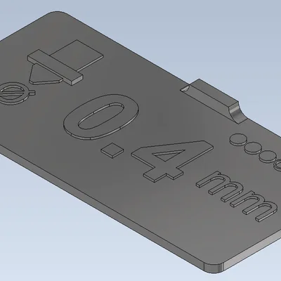 Bảng chỉ báo Nozzle cho Prusa enclosure - E3D V6
