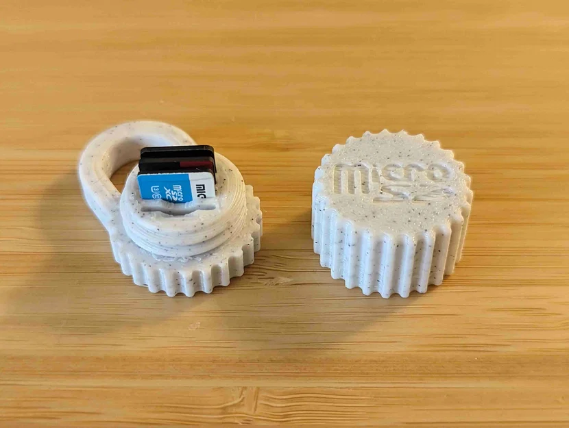 Móc khóa đựng thẻ MicroSD (parametric remix) - Image 8
