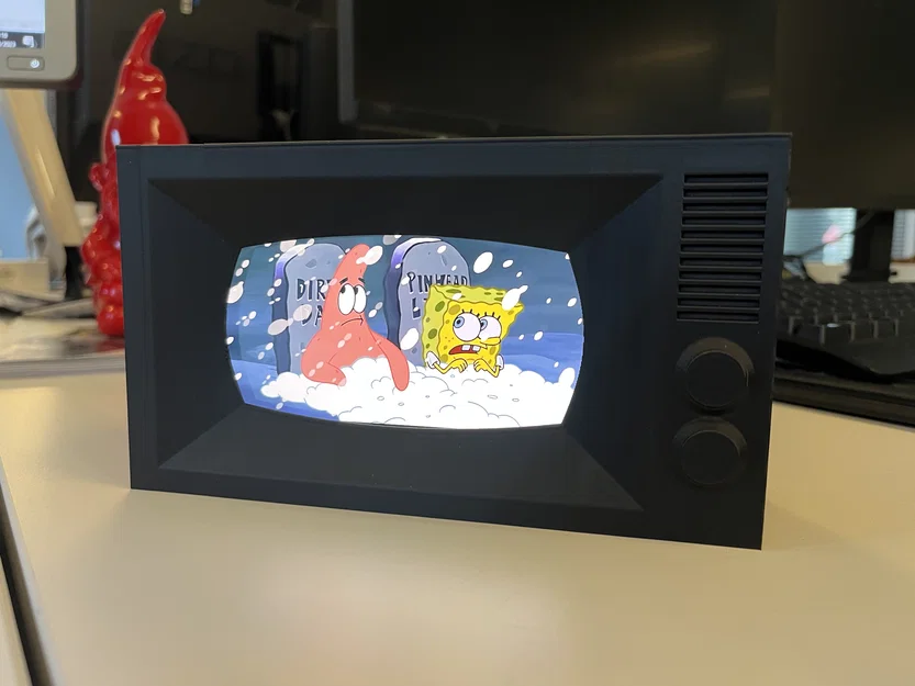 Mô hình tivi cổ điển in 3D cho điện thoại - Tận hưởng phong cách Retro - Image 1