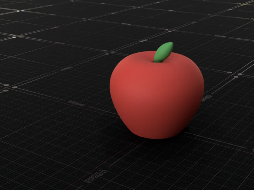 Táo có cuống (Apple with stem) - Image 1