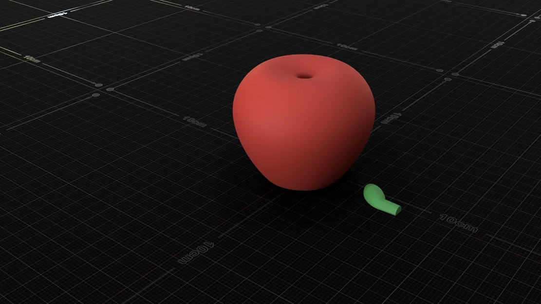Táo có cuống (Apple with stem) - Image 2