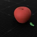 Táo có cuống (Apple with stem) - Thumbnail 2