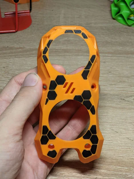 Mặt ốp trang trí KNOMI 2 StealthBurner họa tiết tổ ong 3D - Image 2