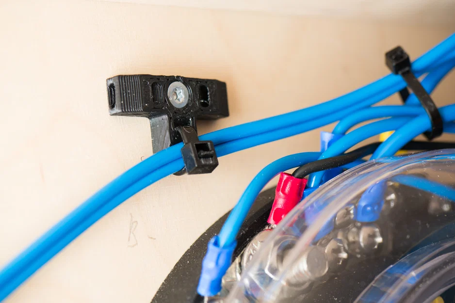Bộ sưu tập holder/giá kẹp dây bằng zip tie (Cable Zipt Tie Organizer/Holder Collection) - Image 4