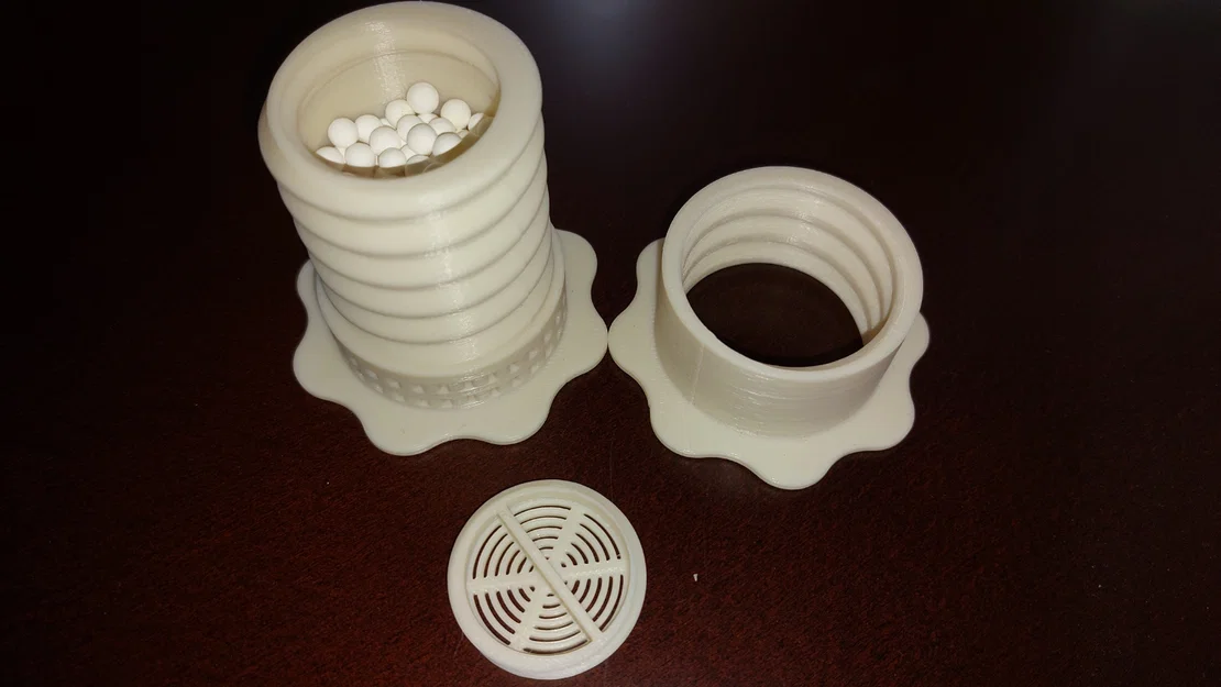 Hộp chứa hạt hút ẩm cho lõi cuộn nhựa in 3D (Silica Gel Holder) - Image 1