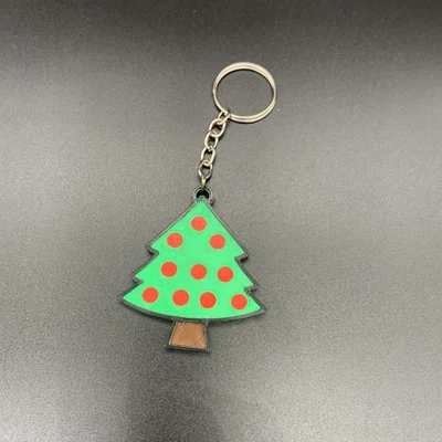 Móc khóa Giáng Sinh (Christmas keychain) in 3D