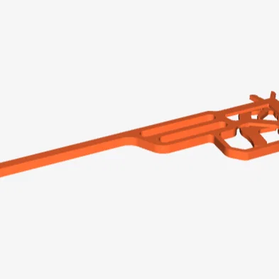 Mô hình súng bắn dây thun in 3D (Rubber band shooter) cực thú vị