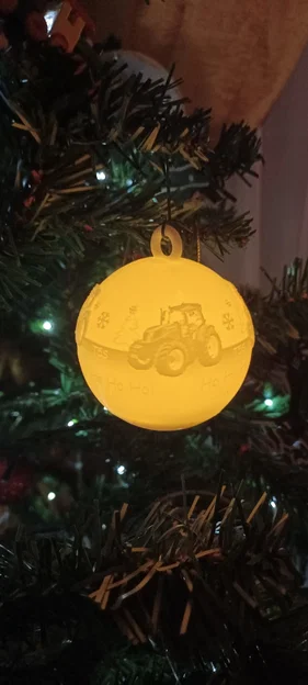 Quả châu Noel cá nhân hoá – Template lithophane cho Advent hoặc chiếu sáng - Image 3