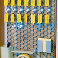 Móc treo chìa khóa kèm thẻ dễ đọc cho Honeycomb Wall - Thumbnail 2
