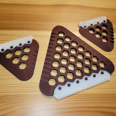 Cây cạo băng Hex kèm gạt nước TPU - bản móc khóa bỏ túi