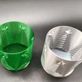 Mẫu cốc đựng nến cây thông Noel 3D (Vase Mode) trang trí Giáng sinh - Thumbnail 4