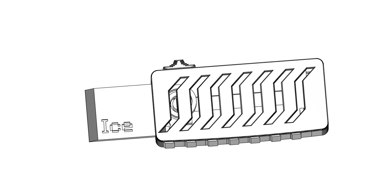 Dụng cụ cạo băng tuyết cầm tay Ice Scraper OTF (BETA) in 3D dễ dàng - Image 1