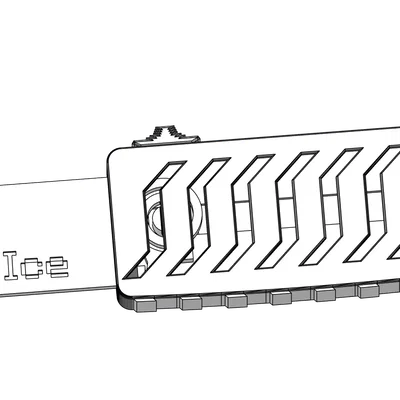 Dụng cụ cạo băng tuyết cầm tay Ice Scraper OTF (BETA) in 3D dễ dàng