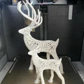 Mô hình hươu trang trí Voronoi tối giản (không gạc) in 3D - Thumbnail 2