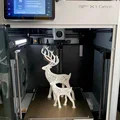 Mô hình hươu trang trí Voronoi tối giản (không gạc) in 3D - Thumbnail 3