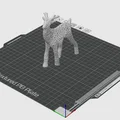 Mô hình hươu trang trí Voronoi tối giản (không gạc) in 3D - Thumbnail 4
