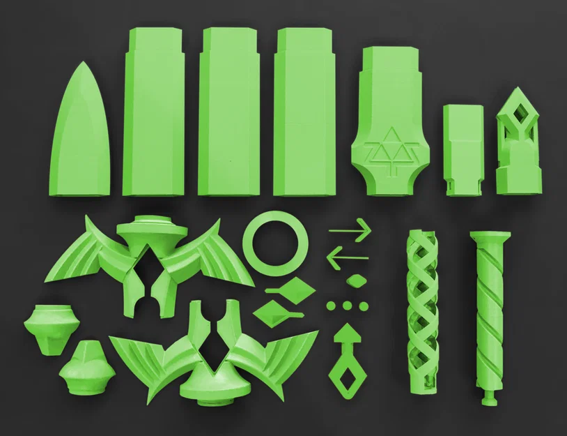LoZ: BotW Master Sword - Bộ chi tiết thay thế (fit lỏng hơn) - Image 1