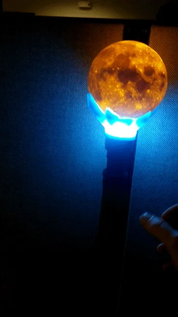 Gậy Lithophane Mặt Trăng/Ngọc (Moon/Gem Lithophane Staff) - Image 2