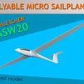 Tàu lượn ASW20 (micro glider - bay được) - Thumbnail 1