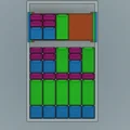 Hệ organizer IKEA Alex kèm drawer & ô dán nhãn V1.2 - Thumbnail 2