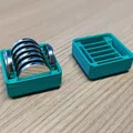 Khay pin Gridfinity CR2450 1x1x2 (nhiều mức tolerance) - Thumbnail 1