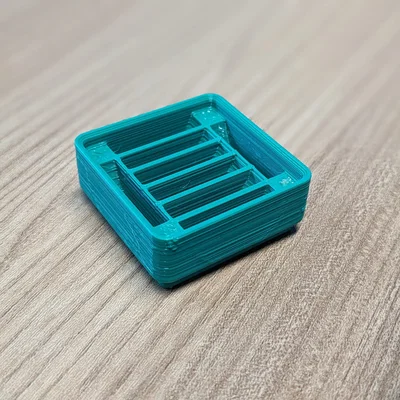 Khay pin Gridfinity CR2450 1x1x2 (nhiều mức tolerance)