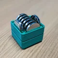 Khay pin Gridfinity CR2450 1x1x2 (nhiều mức tolerance) - Thumbnail 5