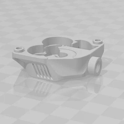 Vỏ hộp cảm biến hết nhựa cho máy in 3D Creality K1 có tích hợp collet