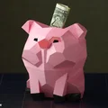Heo đất Low Poly Waddles (Piggy Bank) - Thumbnail 1
