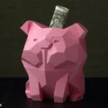 Heo đất Low Poly Waddles (Piggy Bank) - Thumbnail 3