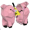 Heo đất Low Poly Waddles (Piggy Bank) - Thumbnail 5