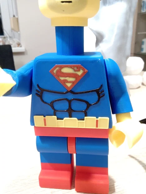 Mô hình 300% Superman kiểu Lego-like - Image 5
