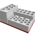 Nắp & Khay Gridfinity đựng pin AA, AAA, 18650 - Thumbnail 1