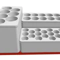 Nắp & Khay Gridfinity đựng pin AA, AAA, 18650 - Thumbnail 2