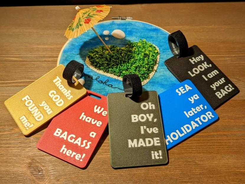 Thẻ Hành Lý Hài Hước (Funny Luggage Tag) Tùy Biến - Image 1