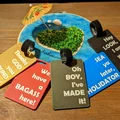 Thẻ Hành Lý Hài Hước (Funny Luggage Tag) Tùy Biến - Thumbnail 1