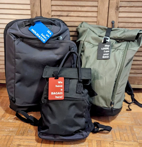 Thẻ Hành Lý Hài Hước (Funny Luggage Tag) Tùy Biến - Image 3