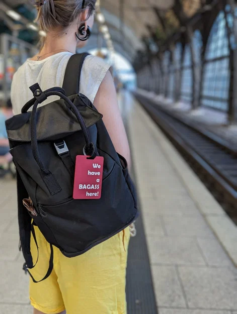 Thẻ Hành Lý Hài Hước (Funny Luggage Tag) Tùy Biến - Image 4