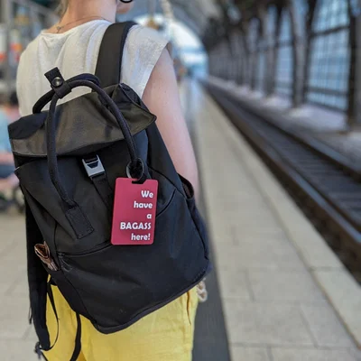 Thẻ Hành Lý Hài Hước (Funny Luggage Tag) Tùy Biến