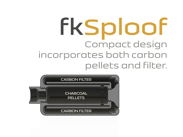 fkSploof - Bộ lọc khói than hoạt tính | Lọc khói kín đáo - Image 2