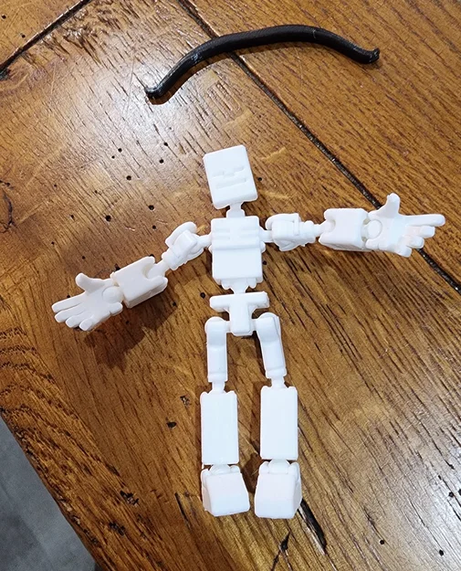 Đầu và Thân Minecraft Skeleton cho mini 13s - Image 1