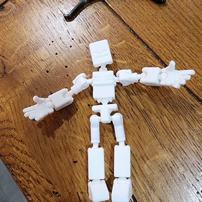 Đầu và Thân Minecraft Skeleton cho mini 13s