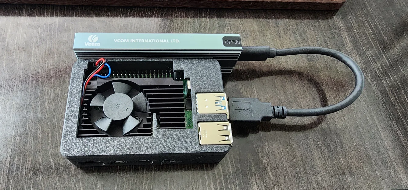 Vỏ Raspberry Pi 4 (GeeekPi Raspberry Pi 4 Aluminum Heatsink) - Image 1