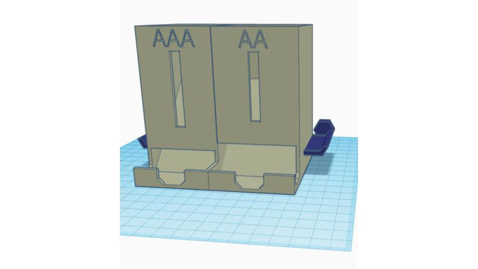 Giá đựng pin AA/AAA cho bảng Honeycomb Storage Wall (HSW) - Image 1