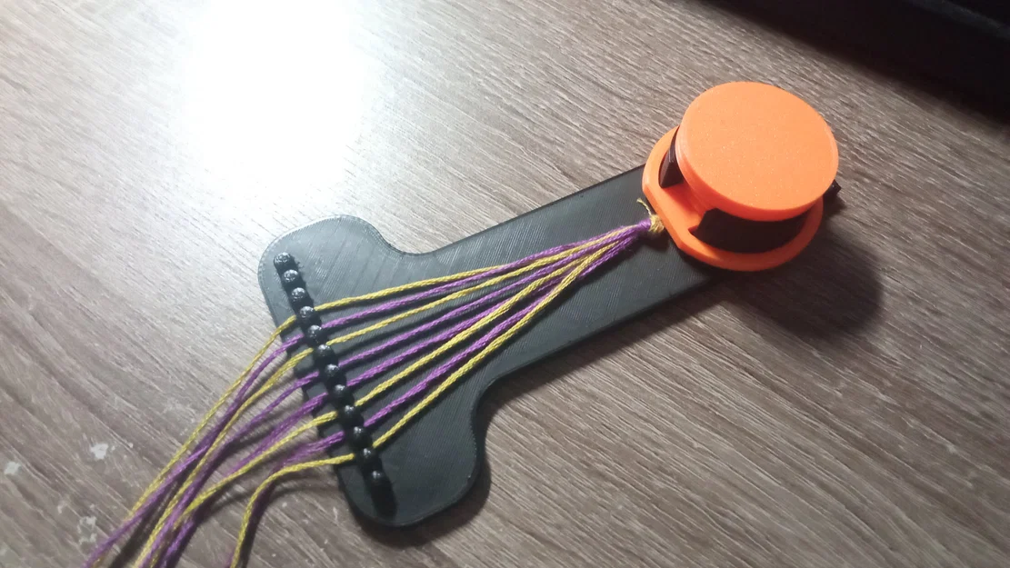 Dụng cụ hỗ trợ tết vòng tay handmade (Bracelet maker) in 3D - Image 2