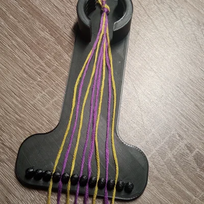 Dụng cụ hỗ trợ tết vòng tay handmade (Bracelet maker) in 3D