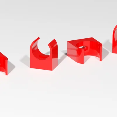 GRÅPPA – Minimal Conduit Clip (Kẹp ống conduit tối giản)