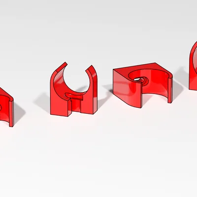 GRÅPPA – Minimal Conduit Clip (Kẹp ống conduit tối giản)